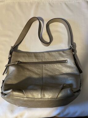 Coach Legacy SoHo Pebble Leather Duffle Silver
